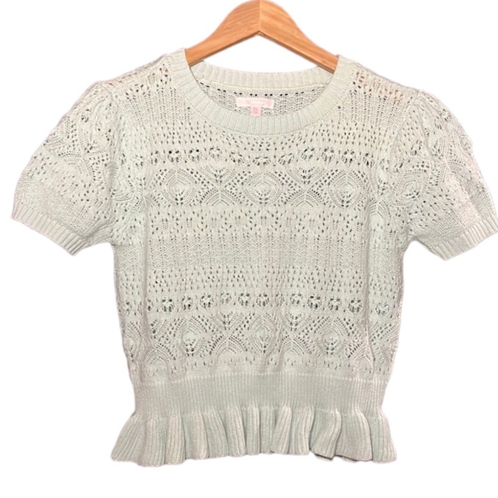 LC Lauren Conrad Peplum Top